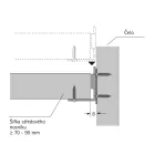 HETTICH 25182 középső tartó elem szett