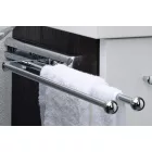 HETTICH 70690 kihúzható törölköző fogas 410 mm 1-soros króm
