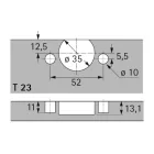 HETTICH 77735 Selekta pro 2000 pánttál T23