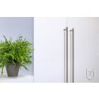 TULIP Fogantyú Hrazda 12-96/136 nemesacél imitáció + csavar