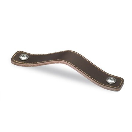 HETTICH 9071837 fogantyú Nica bőr 158/128 mm sötétbarna bőr