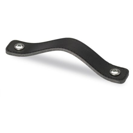 HETTICH 9071838 fogantyú Nica 158/128 mm fekete bőr