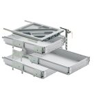 HETTICH 41064 konténer szett 530 392 alumínium