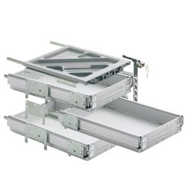 HETTICH 41065 konténer szett 392/730 mm alumínium