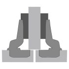 HETTICH 1078661 pánt Slide-on 2333 T42 féligráütődő