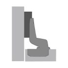 HETTICH 1078662 pánt Slide-on 2333 T42 közézáródó