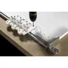 HETTICH 14825 Exakta profil 2 ütközővel 1000 mm