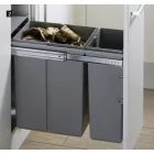HETTICH 49476 Bin.it Duo I szemeteskosár szürke