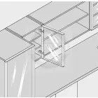 BLUM 70T5550.TL ráütődő pánt 120°, Tip-on, csavar