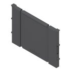 BLUM ZSI.010Q Orga Line haránt elosztó 88mm szürke