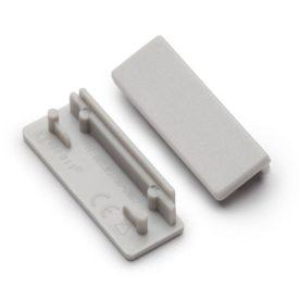 StrongLumio végzáró LED profilhoz Wide 24 szürke (pár)