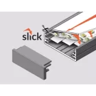 StrongLumio végzáró LED profilhoz Wide 24 szürke (pár)