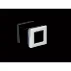 HETTICH 9112664 gomb Arimini 34x34 mm króm fekete