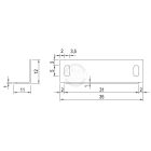 StrongLocks Szögütköző hossz 27 mm