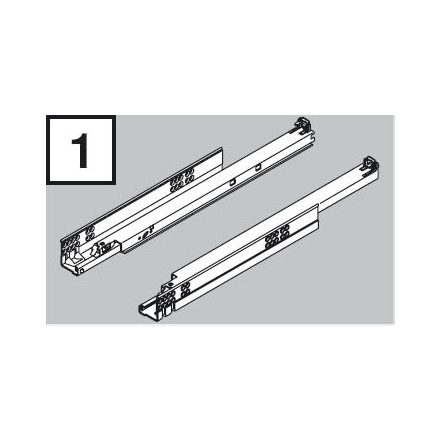 BLUM 560H2700C Tandem teljeskihuzású fióksín Tip-on 270mm