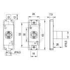 LE-Komplett tolórudas zár 292 1000mm