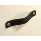 HETTICH 9071841 fogantyú Nica bőr/126/96 mm fekete bőr