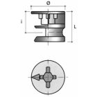 Excenter összekötő vasalathoz EC03-15/13