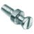 Csap polc excenterhez TI05 M4/8mm