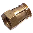 Beütő tipli BU12-M6x12mm sárgaréz