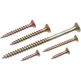 PZ Csavar  3,5x40/26 részleges csavarmenet cink sárga PZ2