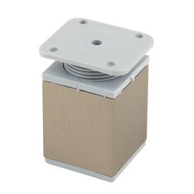   StrongLegs bútor láb FA009, 60Rmm, nemesacél imitáció/szürke  műanyag