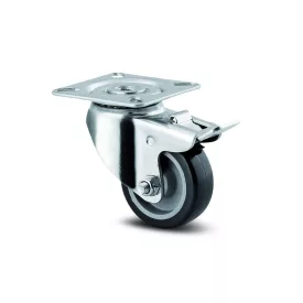   TENTE Forgó kerék 1475 fék,lágyított futófelület, átmérő 50 mm