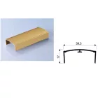 SEVROLL  02290 "U" profil rétegelt lemezhez 36mm ezüst 3m