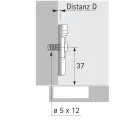 HETTICH 9071627 talp 8099 D=3 eurócsavar