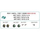 TERNO Dama vasalat szett közézáródó üvegajtóra 30kg