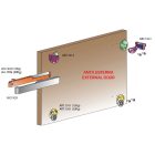 TERNO Dama vasalat szett közézáródó fa ajtóra csillapítással külső 30kg