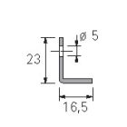 HETTICH 9117418 TopLine M/35 ajtó profil 2,05 m