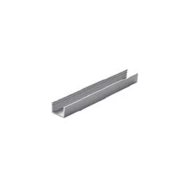   SEVROLL "U" profil rétegelt lemezhez 10mm 3m ezüst