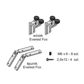 SEVROLL 10229-SV  Everest szett Fox II fogantyú profilhoz