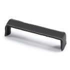 HETTICH 9113508 fogantyú Dublina 168/160 mm fekete bőr