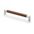 HETTICH 9131324 fogantyú Getafe 234/224 mm világosbarna bőr/nemesacél