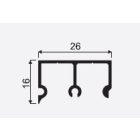 SEVROLL 20194 Optima alsó vezetés 2m nyers