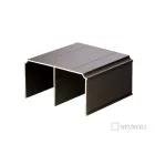 SEVROLL  03121 Gemini felső vezetés 3m oliva sötét szálcsiszolt