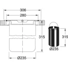 FRANKE Sorter 134.0035.042 KEA-E 12 felső szerelés