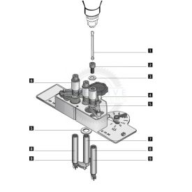 HETTICH 9131489 DrillJig pót perem