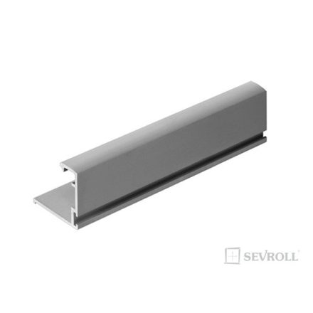 SEVROLL 01598 Slim Line II keret profil 18mm 2,7m ezüst