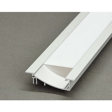 StrongLumio LED profil Flat, eloxált alumínium, 1m