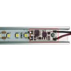 StrongLumio LED kapcsoló/dimmelő profilba 12/24V, sárga LED kijelzővel