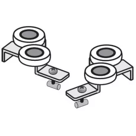   SEVROLL 10136  felső görgő Simple (10mm Fala) aszimmetrikus J+B