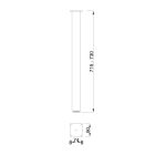 MILADESIGN asztalláb G5 ST602 ezüst