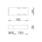 MILADESIGN támasz G5 ST541-10 ezüst