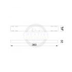 MILADESIGN asztalkeret profil G5 ST541-36 ezüst