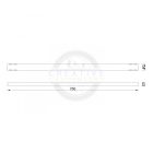 MILADESIGN asztalkeret profil G5 ST541-76 ezüst