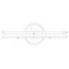 MILADESIGN asztalkeret profil G5 ST541-156 ezüst