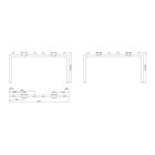 MILADESIGN lábazat Quantum Q7112 fekete